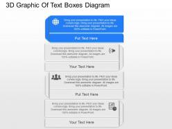 jg 3d Graphic Text Boxes With Icons Powerpoint Template