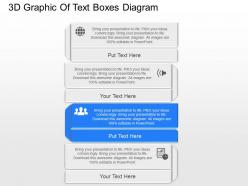 Jg 3d graphic text boxes with icons powerpoint template