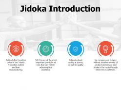 Jidoka introduction management ppt professional guidelines