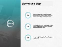 Jidoka line stop technology marketing ppt powerpoint presentation gallery guide