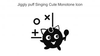 Jiggly Puff Singing Cute Monotone Icon In Powerpoint Pptx Png And Editable Eps Format