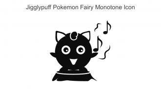 Jigglypuff Pokemon Fairy Monotone Icon In Powerpoint Pptx Png And Editable Eps Format