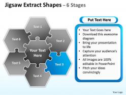 Jigsaw extract diagram shapes 6 stages 9
