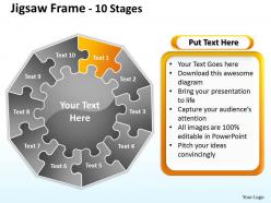Jigsaw frame 10 diagram stages 4