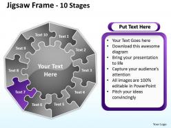 Jigsaw frame 10 diagram stages 4