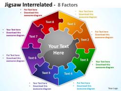 Jigsaw interrelated 8 diagram factors 7