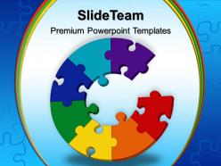 Jigsaw ppt powerpoint templates lack of communication business slides