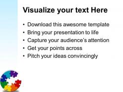 Jigsaw ppt powerpoint templates lack of communication business slides