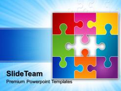 Jigsaw Ppt Powerpoint Templates Looking For Solution Business Slides