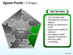 67756378 style division pie-puzzle 5 piece powerpoint template diagram graphic slide