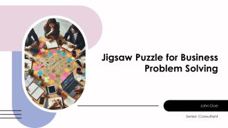 Jigsaw Puzzle For Business Problem Solving PPT Designs AT