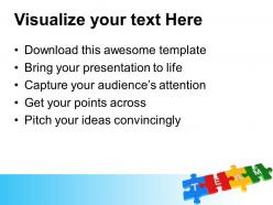 Jigsaw puzzle ppt powerpoint templates team education designs