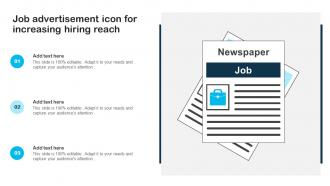 Job Advertisement Icon For Increasing Hiring Reach