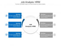 Job analysis hrm ppt powerpoint presentation ideas professional cpb