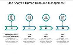 Job analysis human resource management ppt powerpoint presentation slides gallery cpb