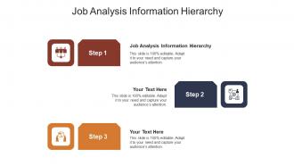 Job analysis information hierarchy ppt powerpoint presentation show inspiration cpb