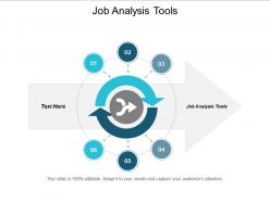 Job analysis tools ppt powerpoint presentation summary graphic images cpb