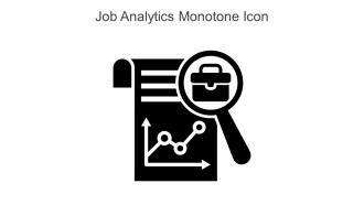 Job Analytics Monotone Icon In Powerpoint Pptx Png And Editable Eps Format