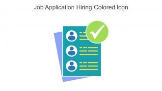 Job Application Hiring Colored Icon In Powerpoint Pptx Png And Editable Eps Format