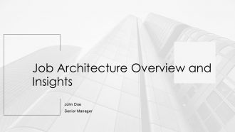 Job Architecture Overview And Insights PPT Outline AT