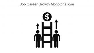 Job Career Growth Monotone Icon In Powerpoint Pptx Png And Editable Eps Format