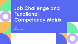 Job Challenge And Functional Competency Matrix PPT Structure AT