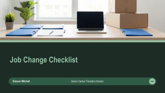 Job Change Checklist PPT Structure VA
