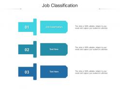 Job classification ppt powerpoint presentation professional graphics cpb