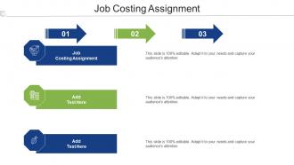 Job Costing Assignment Ppt Powerpoint Presentation Pictures Model Cpb