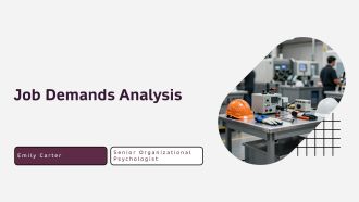 Job Demands Analysis PPT Slides VA