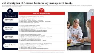 Job Description Of Amazon Business Key Management Fulfillment Services Business BP SS Visual Aesthatic