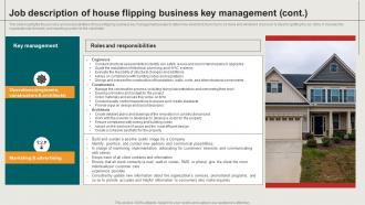 Job Description Of House Flipping Business House Restoration Business Plan BP SS Impressive Professionally