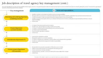 Job Description Of Travel Agency Key Adventure Travel Company Business Plan BP SS Captivating Colorful