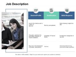 Job description skills ppt powerpoint presentation pictures introduction