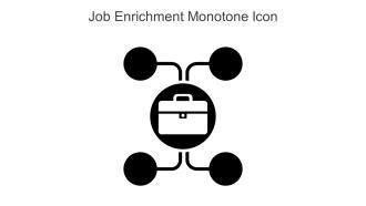 Job Enrichment Monotone Icon In Powerpoint Pptx Png And Editable Eps Format