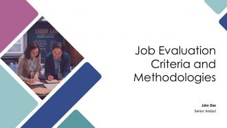 Job Evaluation Criteria And Methodologies PPT Mockup AT