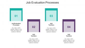 Job Evaluation Processes Ppt Powerpoint Presentation Professional Inspiration Cpb