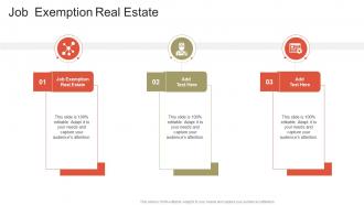 Job Exemption Real Estate In Powerpoint And Google Slides Cpb