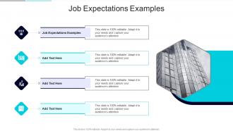 Job Expectations Examples In Powerpoint And Google Slides Cpb