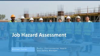 Job Hazard Assessment PPT Outline VA