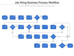 Job hiring business process workflow