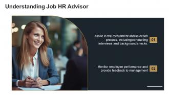 Job HR Advisor Powerpoint Presentation And Google Slides ICP Pre-designed Appealing