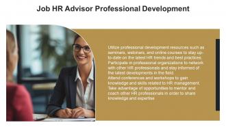Job HR Advisor Powerpoint Presentation And Google Slides ICP Image Informative