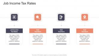 Job Income Tax Rates In Powerpoint And Google Slides Cpb