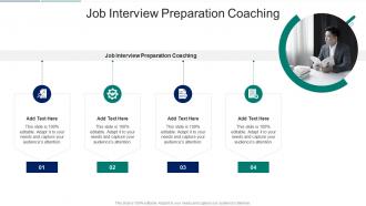 Job Interview Preparation Coaching In Powerpoint And Google Slides Cpb