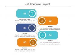 Job interview project ppt powerpoint presentation styles clipart cpb