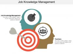 Job knowledge management ppt powerpoint presentation file portrait cpb