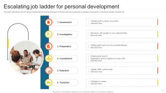 Job Ladder Powerpoint PPT Template Bundles Adaptable Content Ready