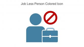 Job Less Person Colored Icon In Powerpoint Pptx Png And Editable Eps Format