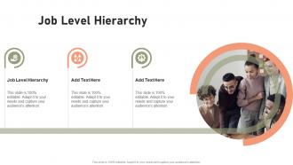 Job Level Hierarchy In Powerpoint And Google Slides Cpb
